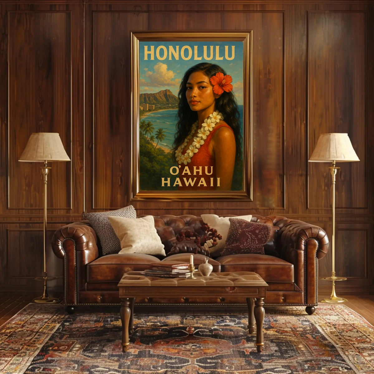 Honolulu Oahu, Hawaii Poster