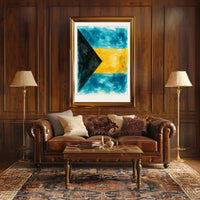 Vibrant Watercolor Flag Poster