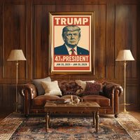 Trump 47Th President Poster