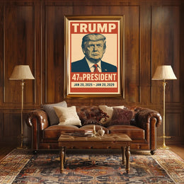 Trump 47Th President Poster