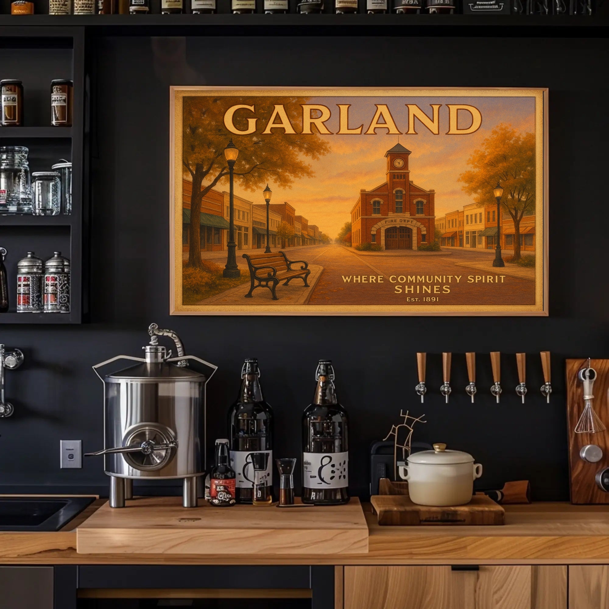 Garland Community Legacy Travel Poster