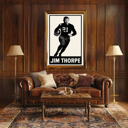 Jim Thorpe Legendary Athlete Poster