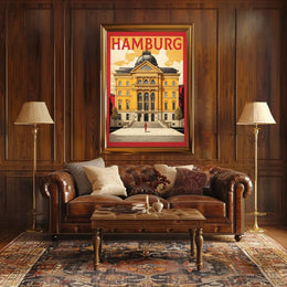 Hamburg Architectural Elegance Poster