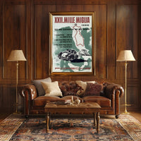 XXII Mille Miglia 1955 Porsche Poster