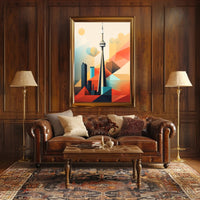 Geometric Skyline Poster