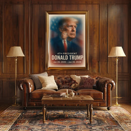 Trump Visionary Leader Pop Art Patriotic Collectors Poster