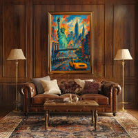 City of Dreams New York Skyline Art Print
