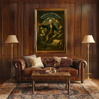 Influential American Leader Vintage Historical or Presidential Poster