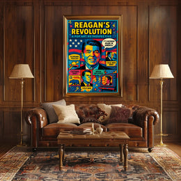 Reagan's Revolution Poster PosterGoat