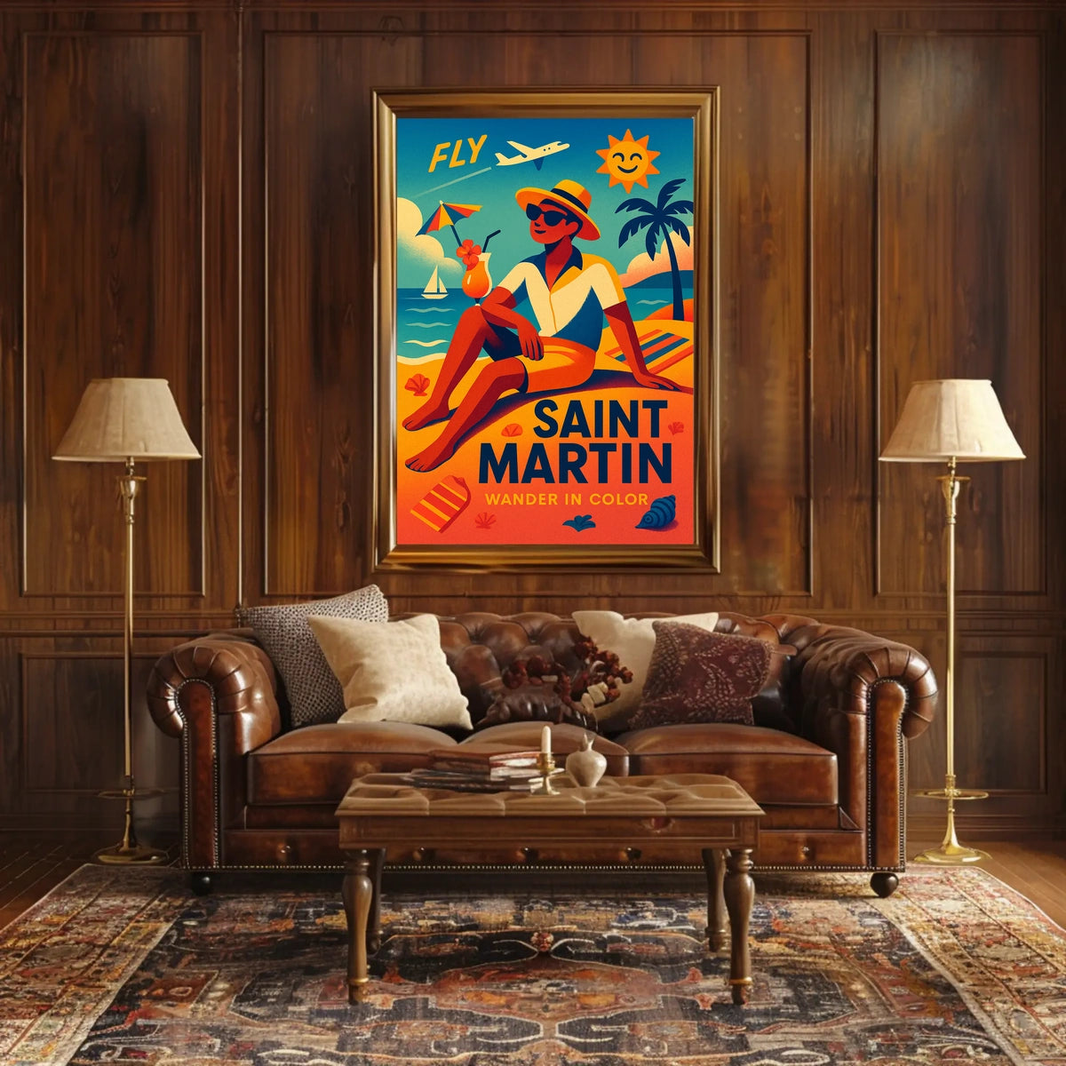 Saint Martin Wander in Color Poster