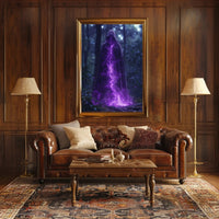 Enchanted Forest Specter Art Print Poster for Home Decor and Wanderlust Enthusiasts PosterGoat