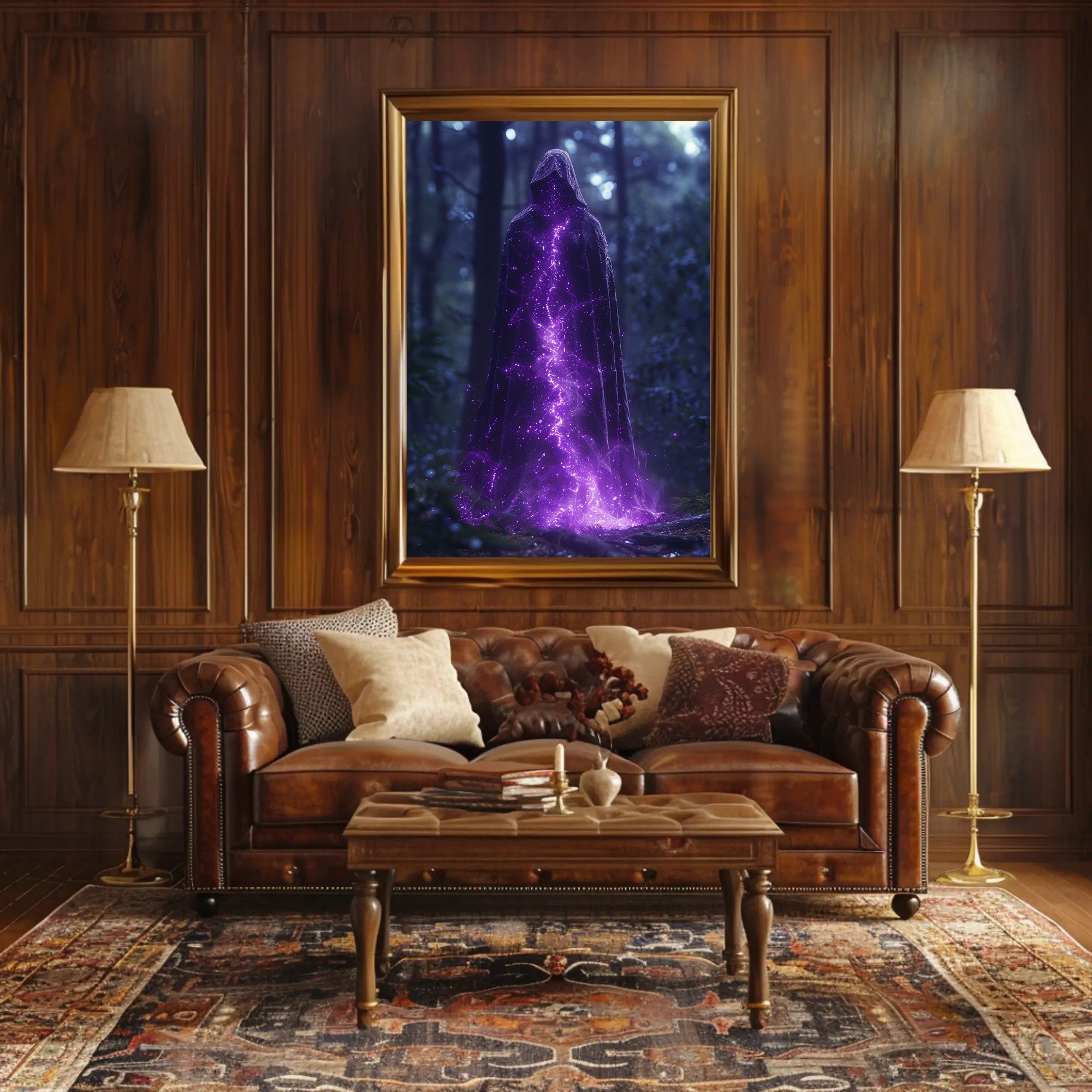 Enchanted Forest Specter Art Print Poster for Home Decor and Wanderlust Enthusiasts PosterGoat