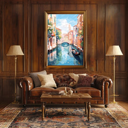 Venetian Canal Serenity Poster