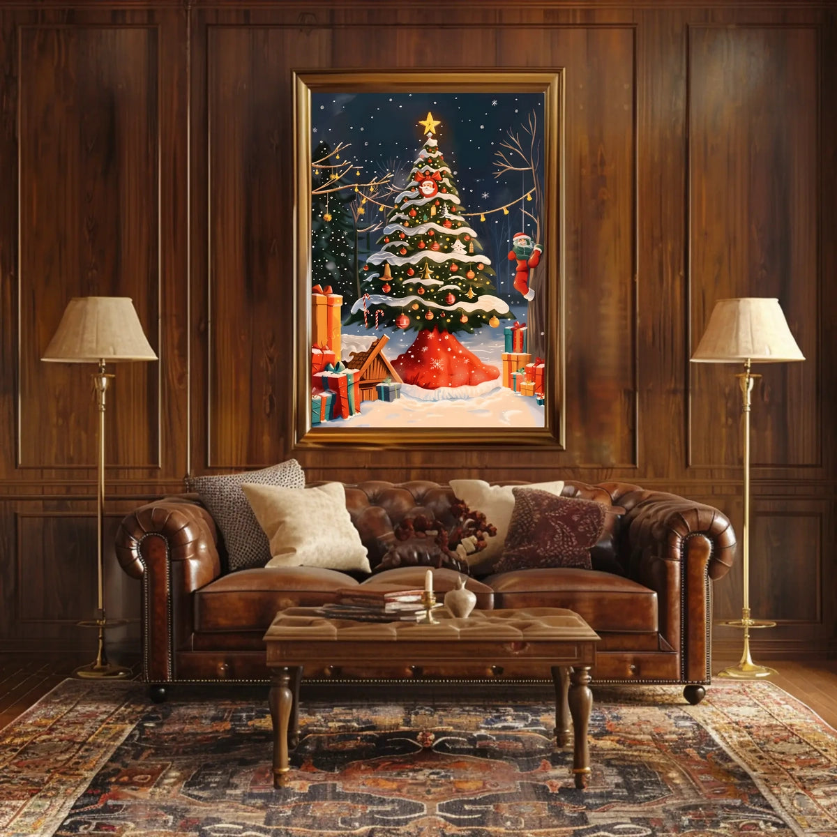 Festive Christmas Wonderland Poster
