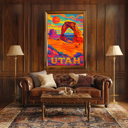Vibrant Utah Landscape Poster