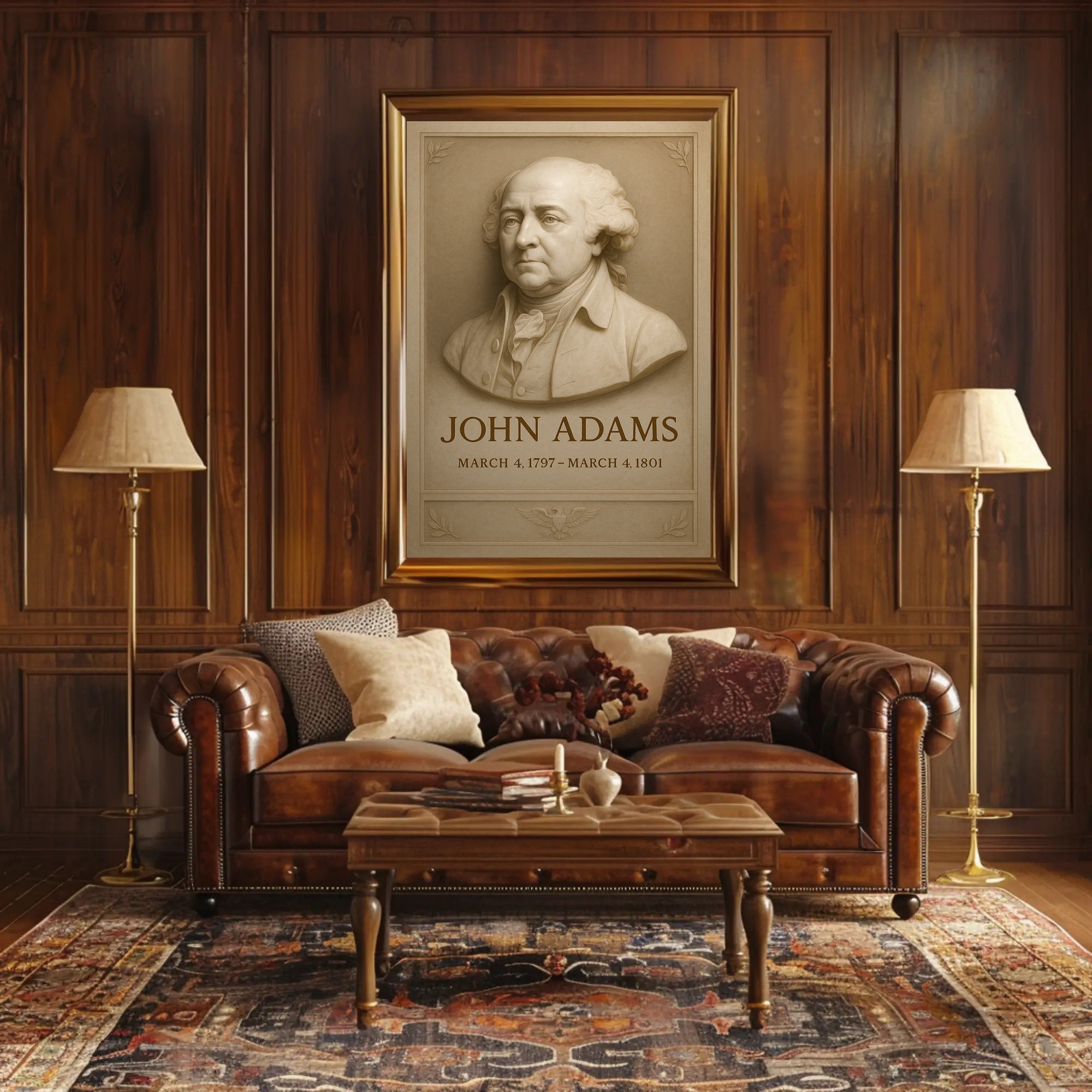 John Adams Commemorative Poster