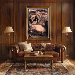 Mystical Native American Magic Show Cultural Heritage Poster