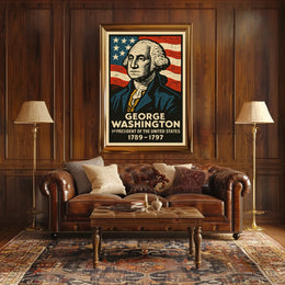 George Washington 1st President Poster