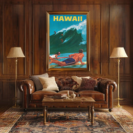 Hawaii Surf Adventure Poster