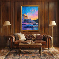 Lincoln Memorial Steps At Dusk Sunset Inspired Poster