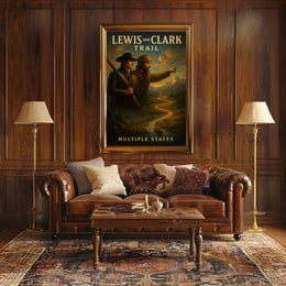 Lewis And Clark Trail Poster