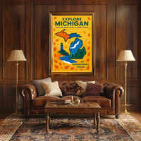 Explore Michigan Poster PosterGoat