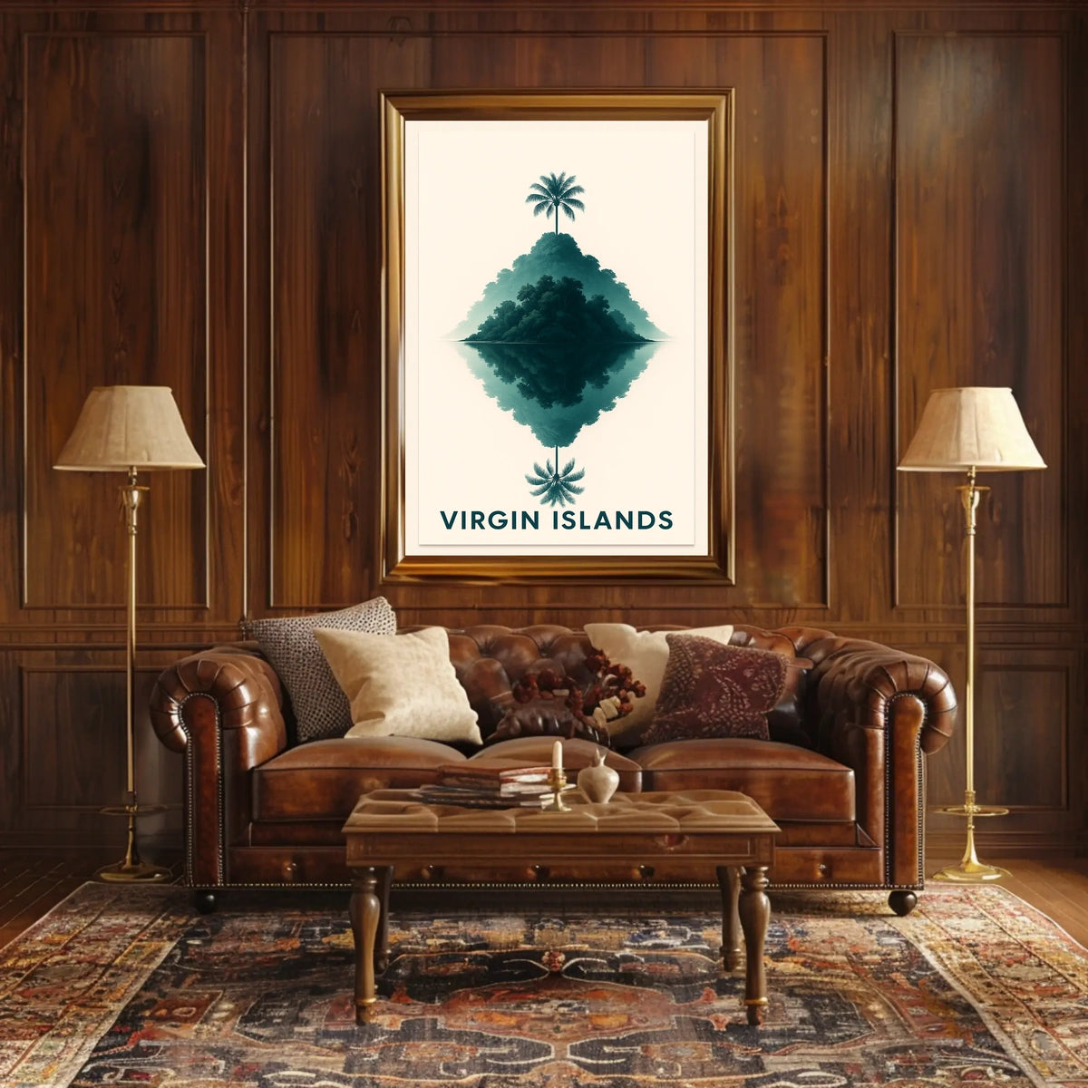 Virgin Islands Reflection Poster