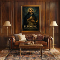 St. Dominic A Life of Faith and Vision Poster