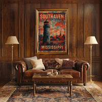 Southaven Americana Lighthouse Nostalgic Poster