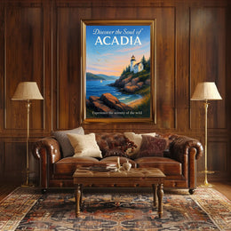 Discover the Soul of Acadia Poster