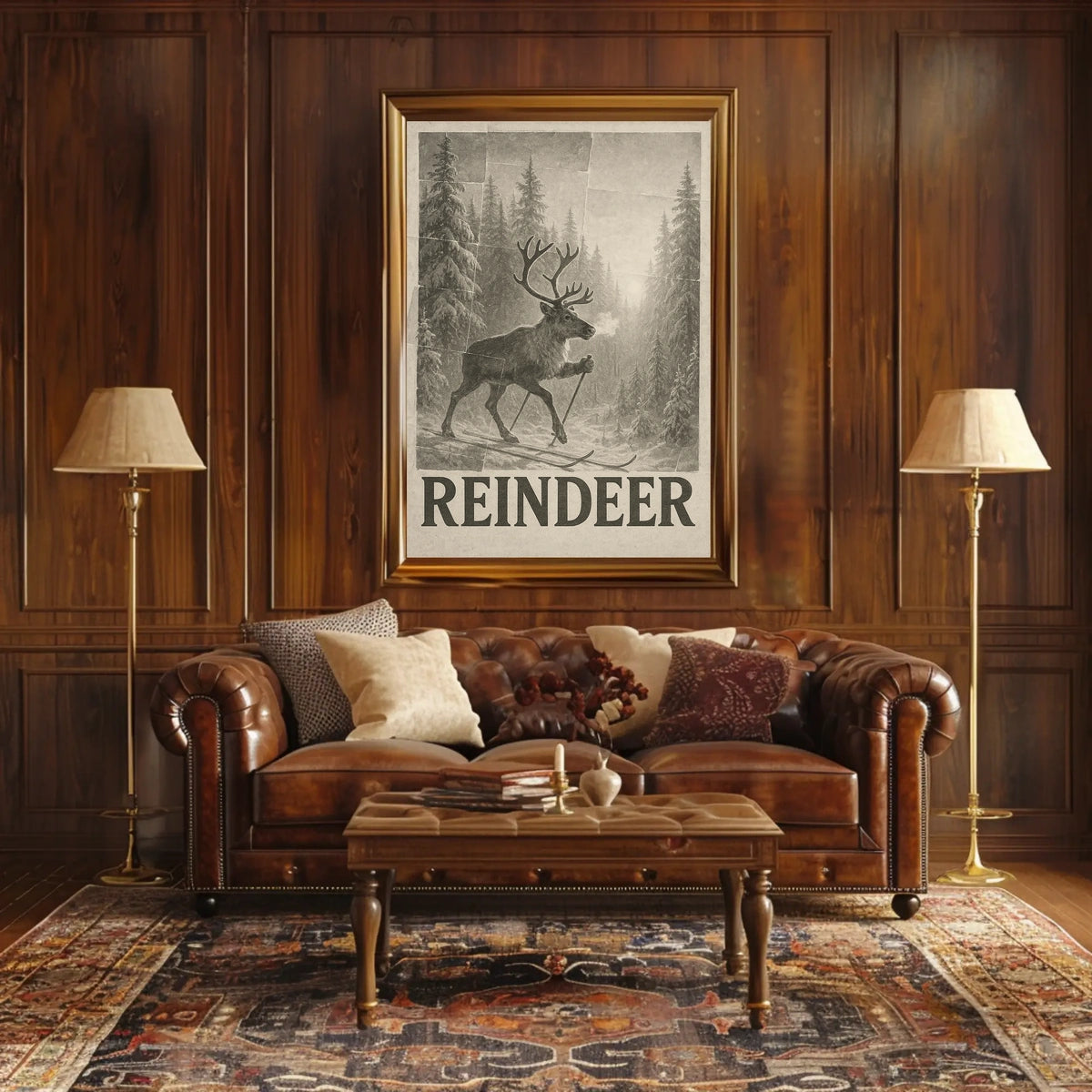 Reindeer Adventure Poster