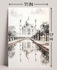 Timeless Beauty Of The Taj Mahal Poster