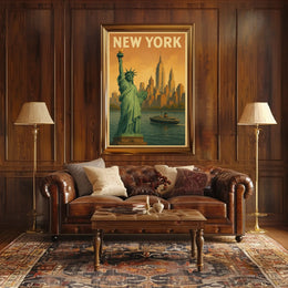 New York Cityscape Poster
