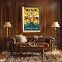 Explore Brazil Poster PosterGoat