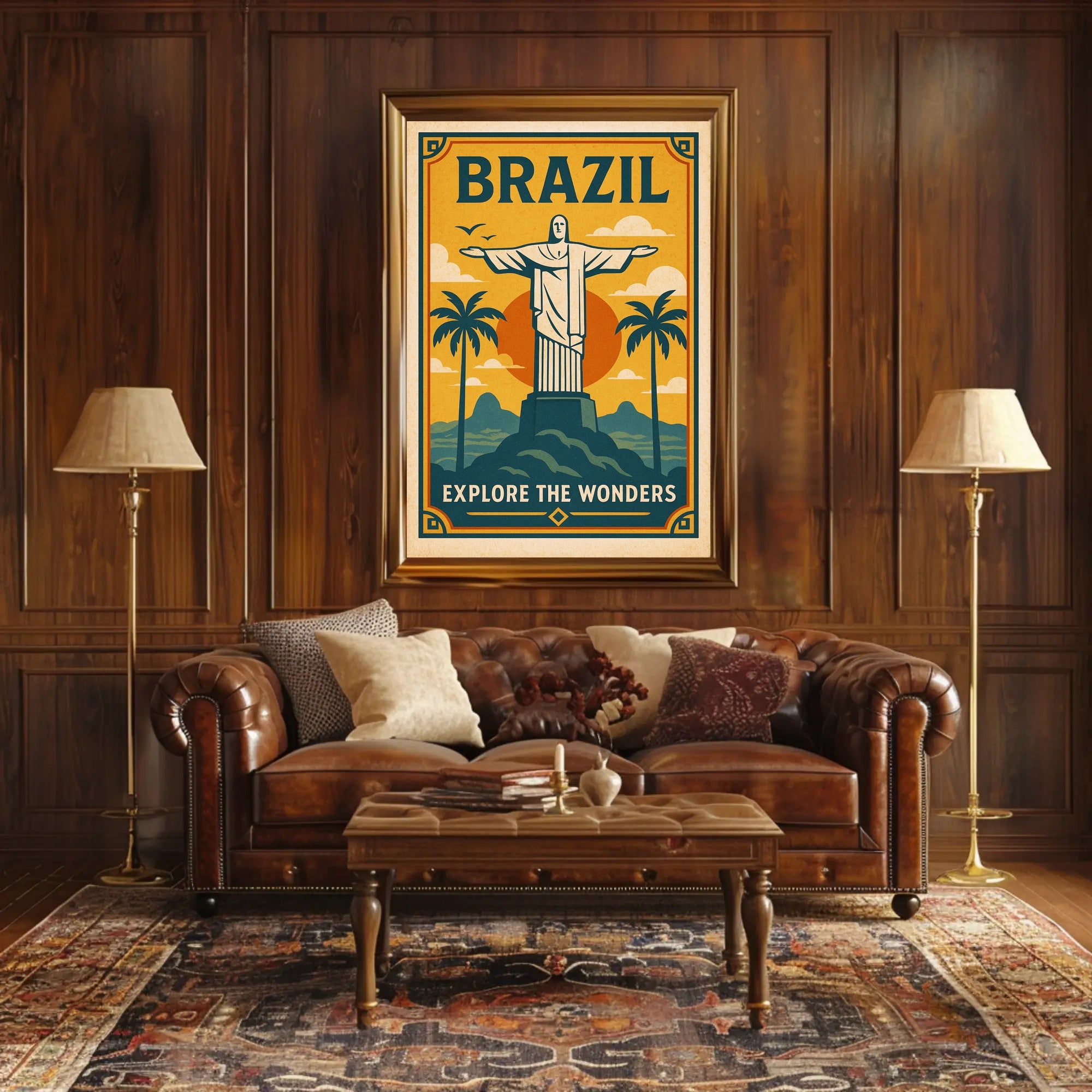 Explore Brazil Poster PosterGoat