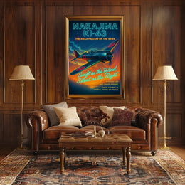 Nakajima Ki-43 The Agile Falcon of the Skies Poster