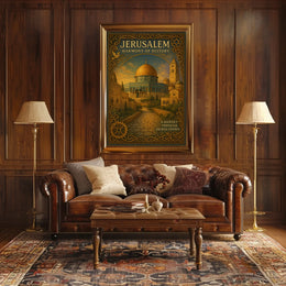 Jerusalem Harmony of History Poster
