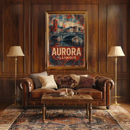 Aurora, Illinois Poster