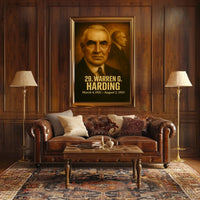 Warren G. Harding 29Th President Poster