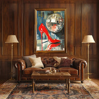 Disco Glamour Retro Poster Wall Art For Decor