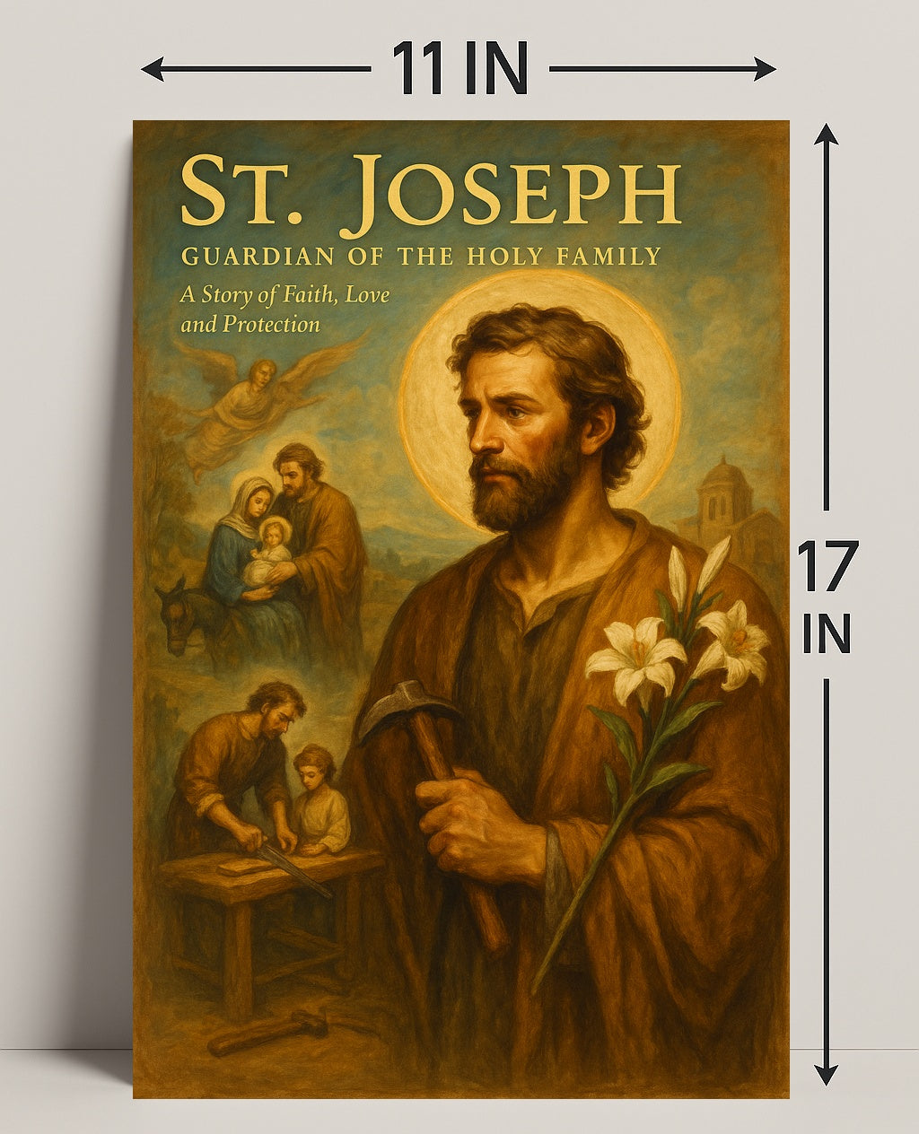 St. Joseph Guardian Of The Holy Family Poster