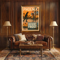 Phoenix Desert Frost Poster