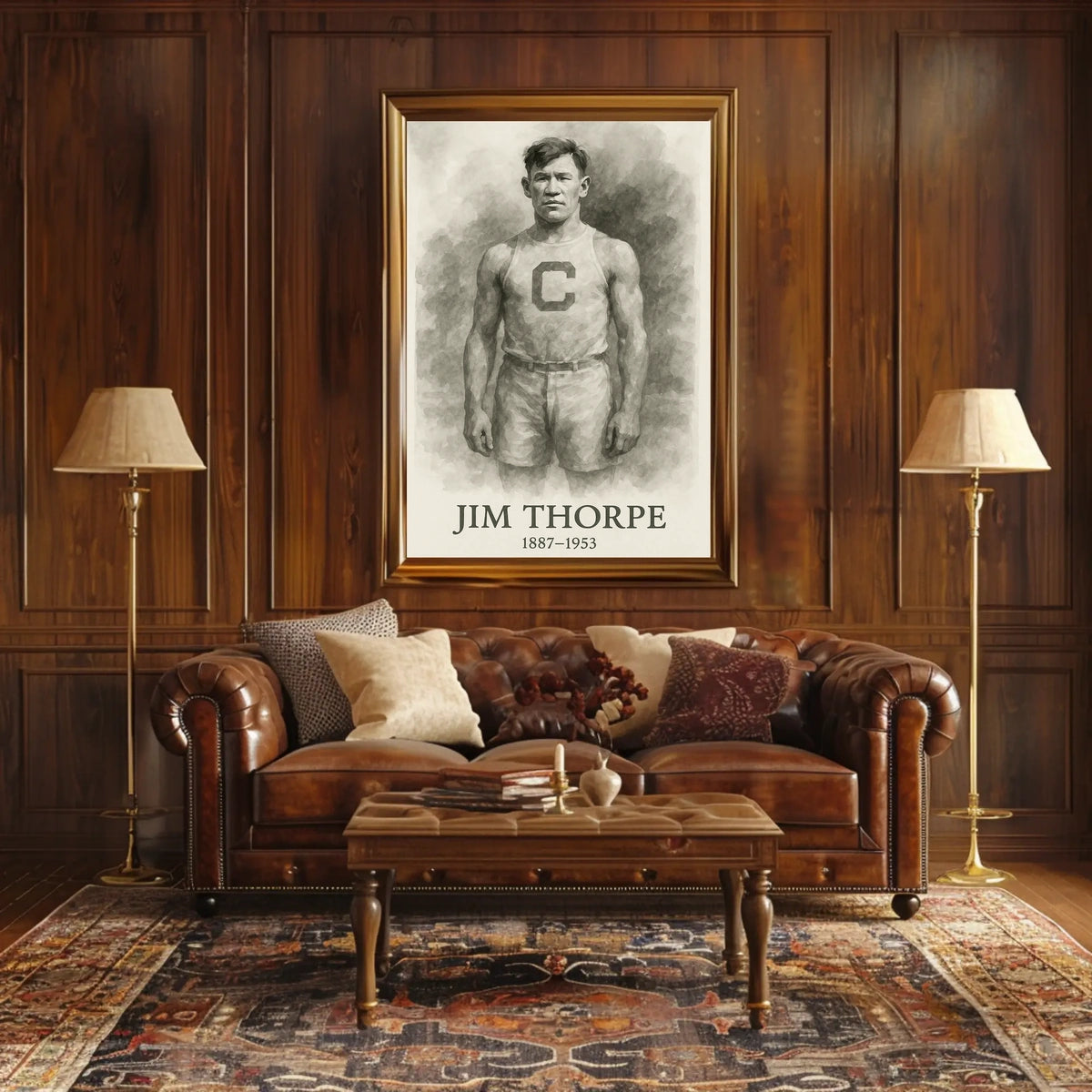 Jim Thorpe A Legendary Athlete Poster
