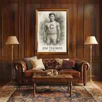 Jim Thorpe A Legendary Athlete Poster