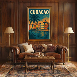 Curacao Travel Poster