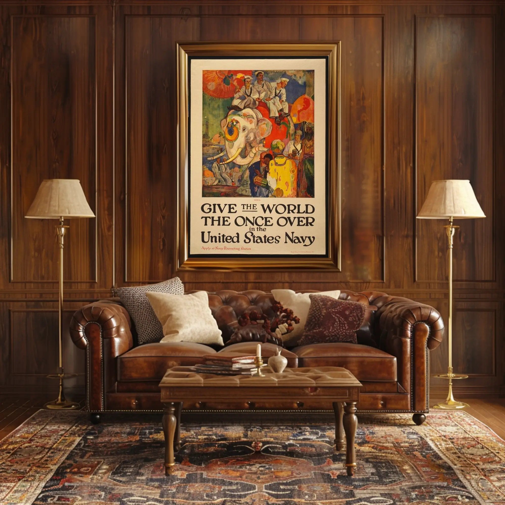 Explore the World with the U.S. Navy Poster PosterGoat
