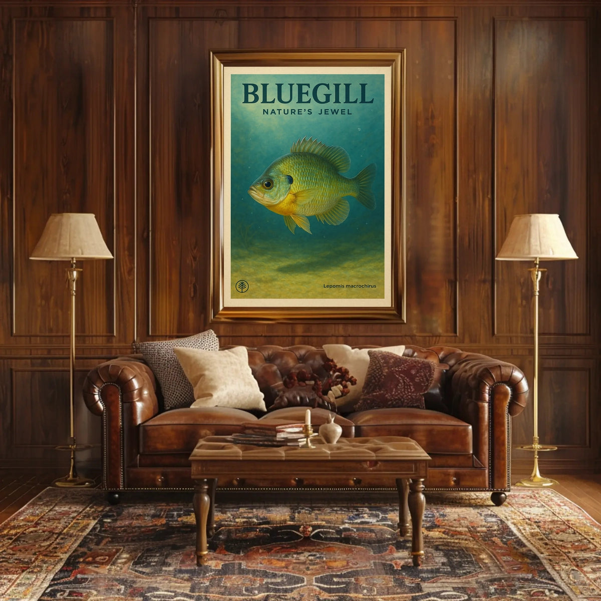Bluegill NatureS Jewel Poster