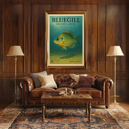 Bluegill NatureS Jewel Poster