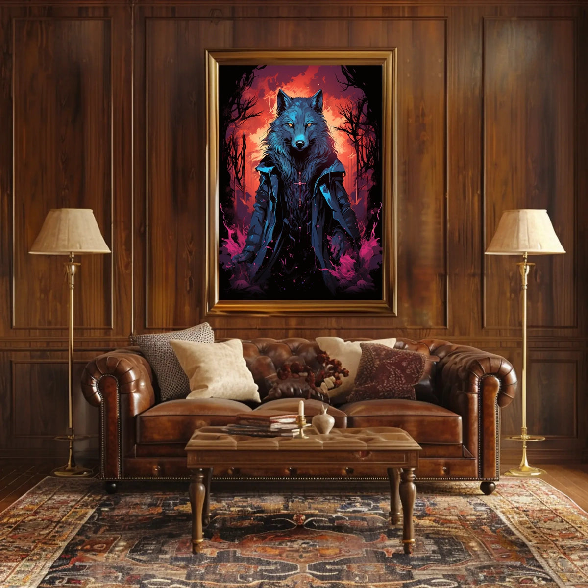 The Enigmatic Wolf Poster