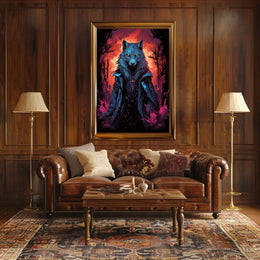 The Enigmatic Wolf Poster
